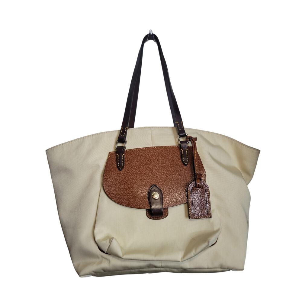 Dooney & Bourke Nylon Pocket Shopper Tote Bag
Cream